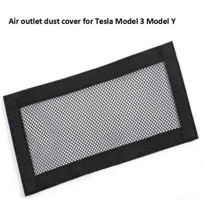 China Fashion Car Seat Air Vent Dust Cover Dust Mesh Protector Net For For Tesla Model 3 Y 2021 for sale