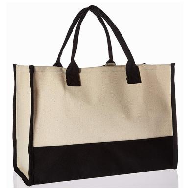 China Large Handled Canvas Shopping Bag Wholesale Tote Bag for sale