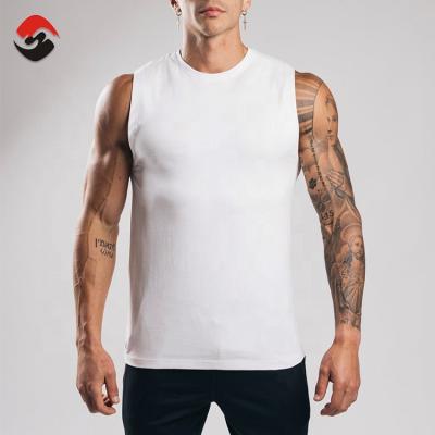 China Summer QUICK DRY custom fitness comfortable men's sport tank top cotton gym sport sleeveless tank tops for sale