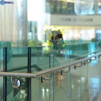 China Indoor Deck Mount Railing Balustrade Deck Glass Fencing Aluminum Fencing Glass for sale