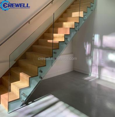 China Deck Mount Balustrade Handrail Project Shandong Custom Color Glass Railing Black for sale