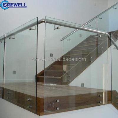 China Deck Mount Stainless Steel Glass Balustrade Clamp Standoff Glass Balustrade Frames Balustrade for sale