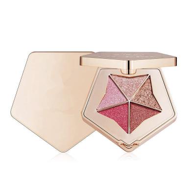 China Waterproof Luxury 6 Color Eyeshadow Palette Private Label Eyeshadow Palette Diamond Eyeshadow Palette for sale