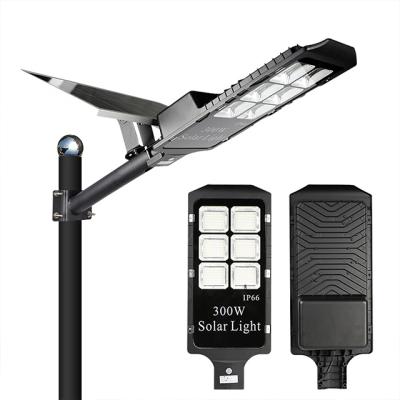 China High brightness ip65 100w outdoor waterproof aluminum ROAD 300w integrated led solar street light for sale