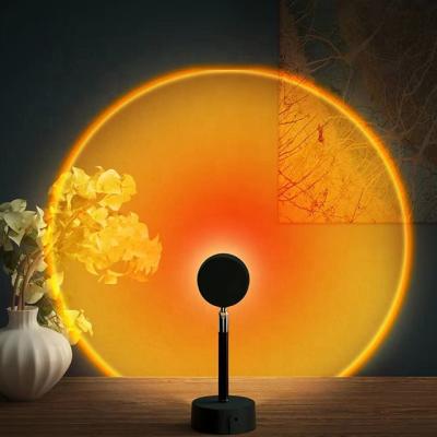 China Modern Colorful Rainbow LED Light LED Projector Sunset Lamp RGB Eternal Grape Floor Lamp for sale