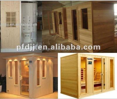 China Computer control panel fashionable steam sauna infrared sauna and steam combined room, sauna room for sale