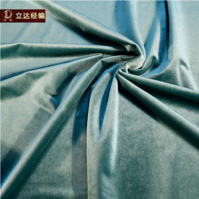 China Italy Velvet Tear-resistant Knitting Upholstery Fabrics For Sofa / Cut Velvet Upholstery Fabric 100% Polyester for sale