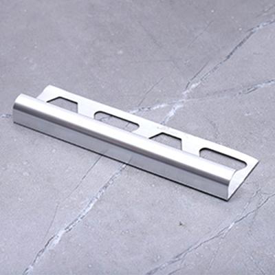 China 6063 Aluminum Alloy Misumi 145 Sample Supplied 2.5m 10mm Round Metal Quarter Head Corner Running Aluminum Tile Edge Trim for sale