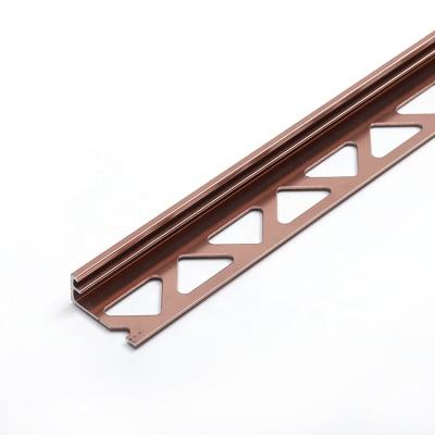 China Modern Misumi 12mm L Shape Carpet Stair Furniture Plywood Tile Corner Aluminum Edge Trim for sale