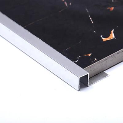 China Misumi 12mm Stock Main Tape Paneling Corner Metal Strips Tile Edge Ceramic Square Aluminum Trim AL-2610 for sale