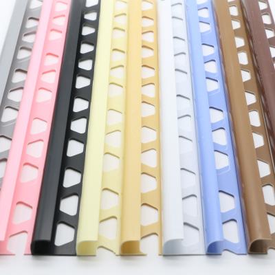 China Modern Hot Sale Manufacturers PVC Ceramic Tile Corner Wall Accessories Metal Tile Aluminum Corners Tile Trim for sale