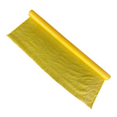 China Hot Selling Water Resistant Tarpaulin Lumber Flat Tarp In Roll Orange Yellow Tarpaulin Back In Roll for sale