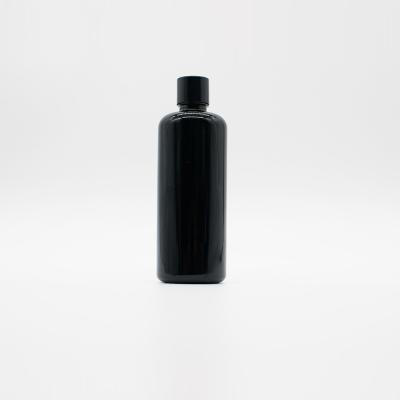 China Personal Care 100ml Black Toner Bottle Toner Sprayer Glass Bottle Matte Black Liquid Bottle Glass Mist Sprayer for sale