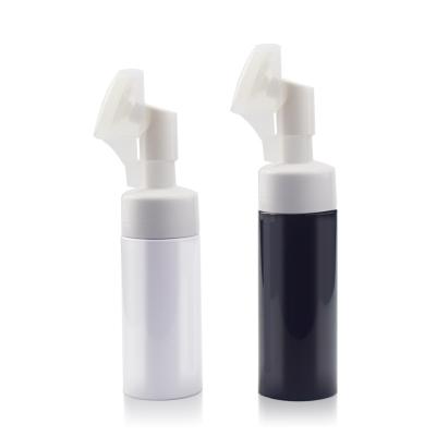 China Foam Bottle 120ML Massage Foam Bottle Cosmetic Cleaning Brush for sale