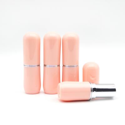 China High-grade Empty Tube Shell Makeup Lipstick Tube Small Pink Lipstick Personal Care Round Material Tube Package for sale