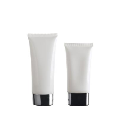 China Plastic Hose 50-100g face personal care pp wash bb cream hose white cosmetic bottle packaging for sale