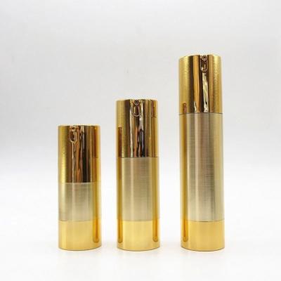 China Wholesale Luxury Cosmetic Skin Care Packaging Pump Glass Bottle Cosmetic Cream Bottle With Plastic Pump for sale