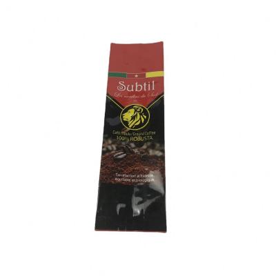 China 250G Aluminum Foil Food Grade Heat Seal Moisture Proof Printed Packaging Bags For Ground Coffee for sale