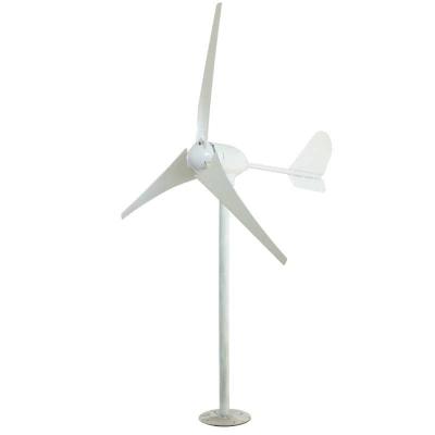 China Fiber Wind Turbine Supply 300W12v Nylon Aluminum Alloy Body With High Wind Energy Conversion Rate New Energy Household for sale