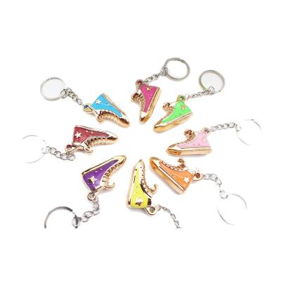 China Advertising Gifts New Arrival Bulk Hot Sale Colorful High Heel Shoe Acrylic Keychains for sale