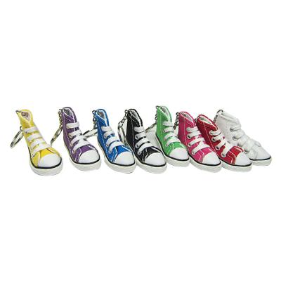 China 3d Diamond-studded Key Chain Cute Colorful Ladies High Heels Mini Sneaker Shoe Keychain With Split Ring for sale