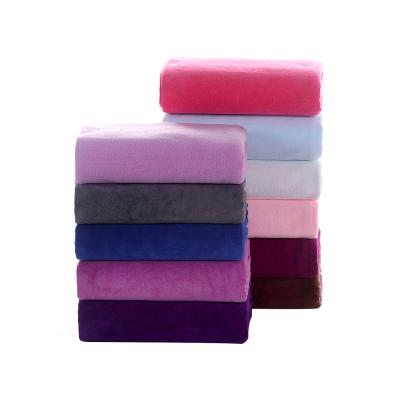 China Hot-selling quick-drying quick-drying household hotel bath towel super absorbent pure color eco-friendly towel for sale