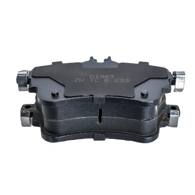 China Japanese Disc Brake System D1863 ODON Front Brake Pads Brake Pads Wholesale Semi-Metallic Brake Pads For Mercedes Benz for sale