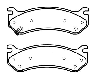 China High Temperature Resistance D785 Universal Automotive Brake Pads Replacement Surface-Coated Auto Disc Brake Pads for sale