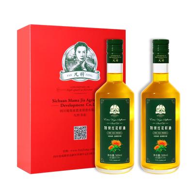 China Cooking Safflower Seed Oil 500ml*2 Food Grade Virgin Safflower Seed Oil Canola Oil Pure Canola Oil Extra Cooking for sale