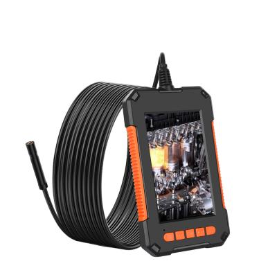 China New Product P40 HD Industrial Borescope 2mp Waterproof Borescope With Screen Portable Handheld Borescope P40 8mm for sale