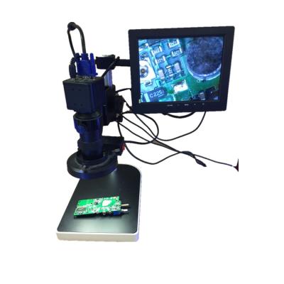 China 200w HD 8inch VGA LCD Microscope Electronic Industry Microscope Motherboard Digital Magnifying Repair and Inspection V01 for sale