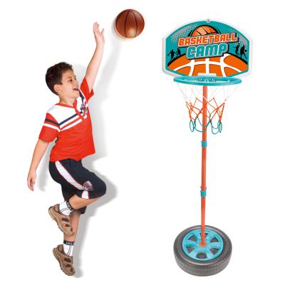 China For Kids Children Height Adjustable Basketball Hoop Toys For Boys Girls Basketball Indoor Outdoor Stand Plays Sports Balls for sale