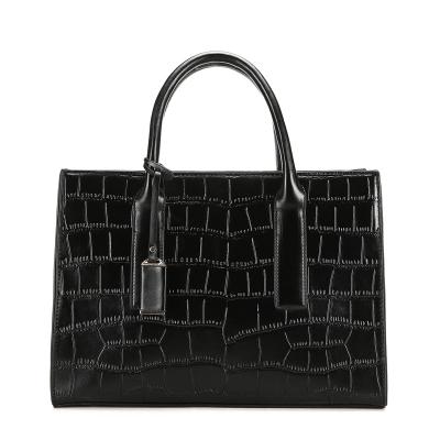 China Other High Quality Custom Factory Supply Fashion Women Crocodile pu Leather Handbag for ladies for sale