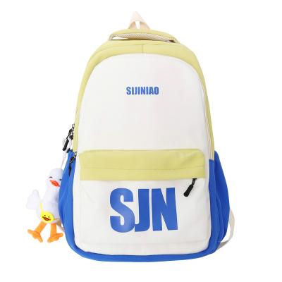 China Waterproof Nylon  Fashion school Backpack and Soft Waterproof  student backpack for sale