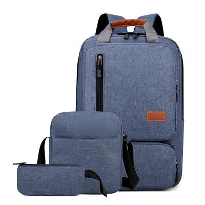 China Waterproof Fashion comfortable, breathable, sturdy and durable, leisure business computer three-piece set computer backpack for sale