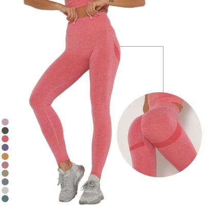 China Antibacterial Seamless High Waist Leggings Butt Lift Yoga Leggings Pants Leggings For Women for sale