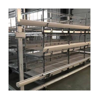 China Poultry Farms Layer Chicks Pullet Battery Layer Cage H Type Chicken Cages Automatic Rooster Cage Poultry Farming Equipment System for sale