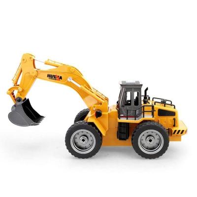 China 1:18 Mini Remote Control Trucks Engineering Excavator Model Vehicle Toys Wholesale Boys Hobby Electric RC Car Children Car for sale