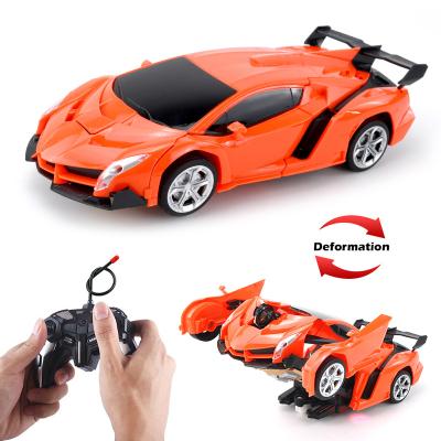 China Orange Models RC Hobby 1/18 RC Robots Car Deformation Toy RC Remote Control Vehicle for sale