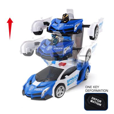 China RC Hobby RC Deformation Vehicle Car RC Toy Kid New Year Gift Transformation Robots Remote Control Models for sale