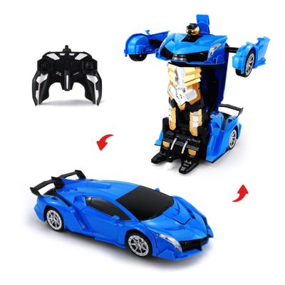 China Electric Robot Toy Car Rc Cars Models 1:12 Cool Deformation Transformation RC Hobby Gift For Boy Girls Gifts for sale