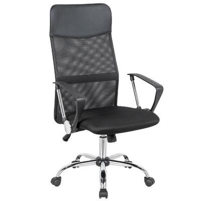 China Adjustable Modern Comfortable Black Mesh Computer Swivel High Back Executive Ergonomic Office Chairs for sale