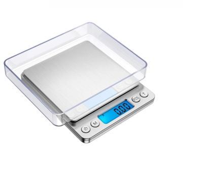 China WITH COVER Good Quality 0.1g Stainless Steel MESA Electronic Digital Jewelry Weighing Kitchen Scale for sale