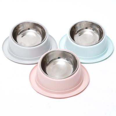 China Viable Wholesale Customized Good Quality 15 Degree Tilted Dog Bowl Cat Bowl Stainless Steel For Cats Single Tilt for sale