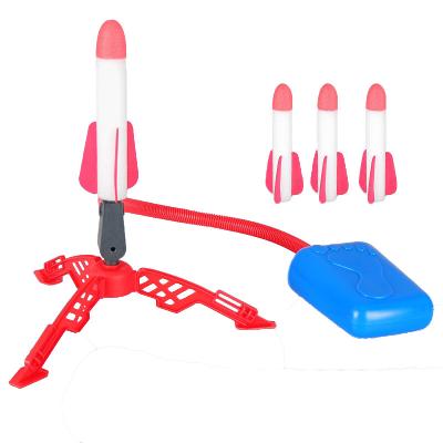 China Outdoor Promotion Toys Stomp Air Pressure Foam Dual Rocket Launcher Toy Amazon Hot Sale Stomp Rocket Toys 92*34*101cm for sale