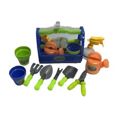 China Garden Tool Toys CE Certificate Garden Tool Toys For Kids Factory Care Garden Eco-friendly Plastic Tool Kit For Kids for sale