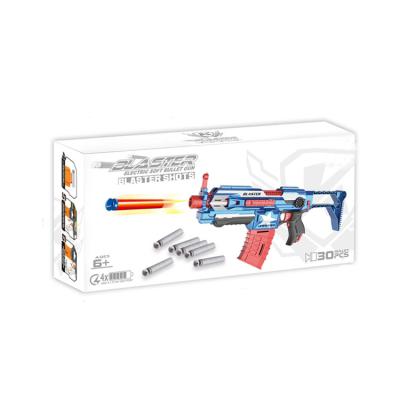 China Toy Amazon Hot Selling Shooting Toy Gun Electronic Shooting Target Game Electric Soft Bullet Gun for sale