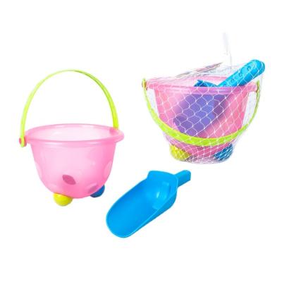 China CE certificate eco-friendly summer outdoor toys beach plastic bucket with shovel promotion sand toys for kids 66*50*96cm for sale