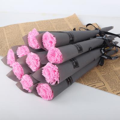 China Business Handmade Gifts Wedding Birthday Christmas Valentine's Day Soap Flower Simulation Single Soap Rose for sale