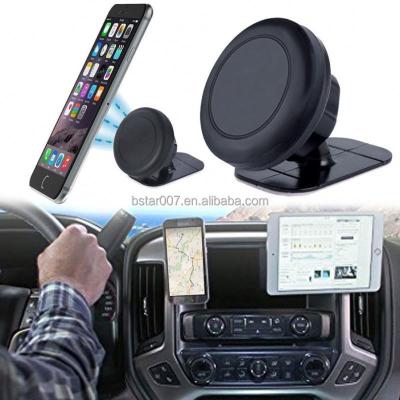 China New Universal 360 Rotating Mobile Phone Holder Magnetic Stick On Dashboard With 4pcs N50 Magnets for sale